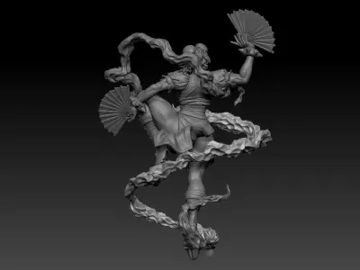 Chun li  Street Fighter  3D model