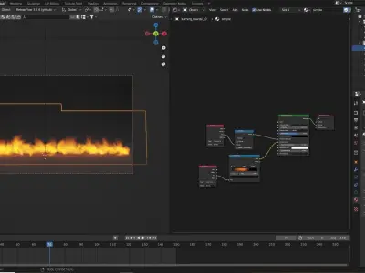 Burning boards vdb 3D model