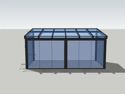 Winter garden 3D model order
