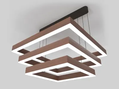 Steps Chandelier 3D model