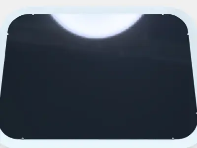 STORJORM Mirror with integrated lighting Low-poly 3D model