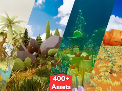 Low Poly Biome Mega Pack