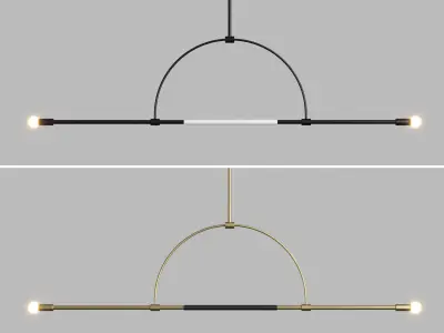 Perch light and ellis light Low-poly 3D model