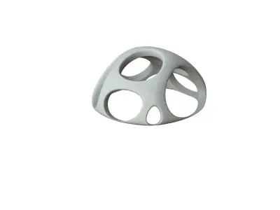 SciFi Cube Object No 48777 Low Poly Shape Low-poly 3D model