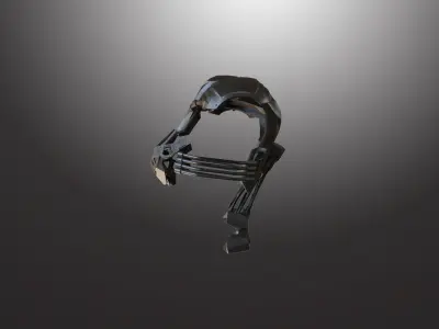 Cyborg Warzone - Future Sportswear Low-poly 3D model