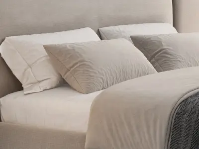  WINGS BED 3D model