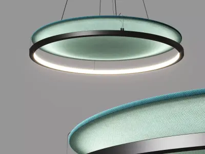 Circus s1500 Pendant light Low-poly 3D model