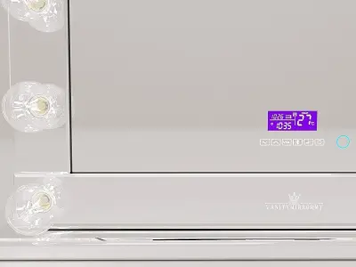 Hollywood Vanity Mirror Makeup Mirror with lights Mirrored 3D model