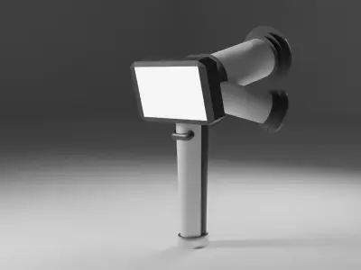 Futuristic Light or Gun Free 3D model