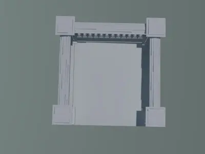 Elegant Balcony Balustrade 3D print model