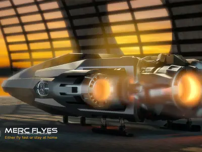 Spaceship MecFlyes 3D model