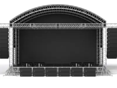 Concert Stage 04 3D model