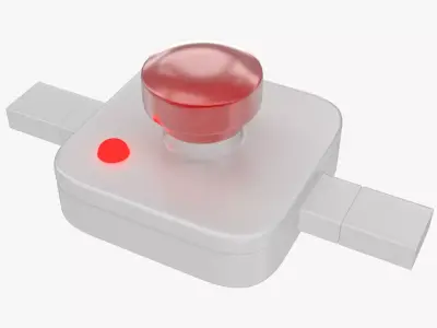 Pushbutton Switch 1 3D model