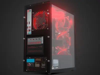 Gaming PC 3D model