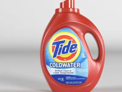 Tide Detergent Bottle 3D model