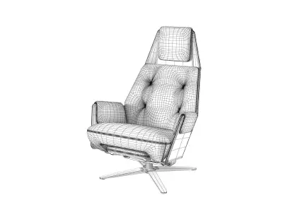 1717 Mesh 806 Armchair 3D model