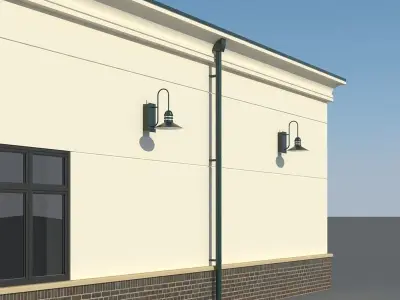 Subway Restaurant 3D model