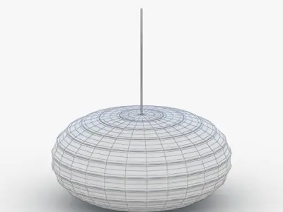 1514 - Hanging Lamp Low-poly 3D model