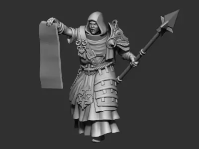 Heresylab Redeemers cultist 9 both Scifi and Fanatsy Version 3D print model