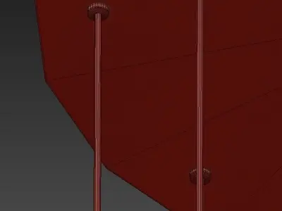 LED 2 Tier Chandelier 3D model