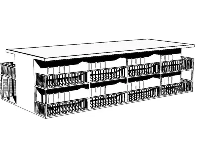 Apartment 01 Low-poly 3D model