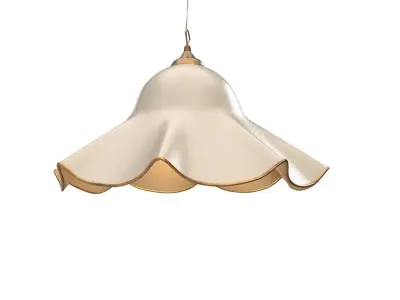 Italian Chandelier Handkerchief Murano Glass Incamiciato PBR 3D model