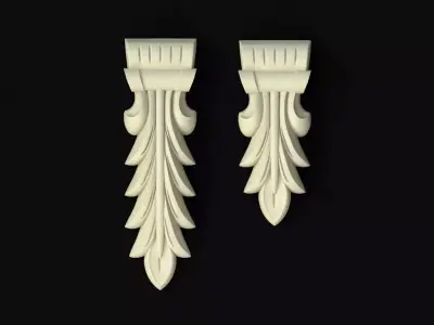 pilaster 2 sizes 3D model buy