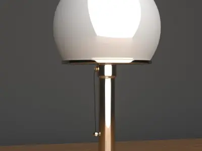 Wilhelm Wagenfeld table lamp 3D model