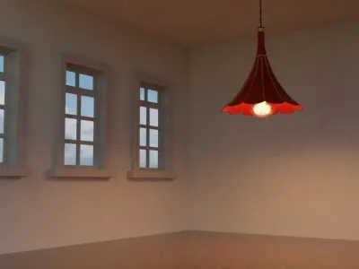 A Gramophone Lamp Free 3D model