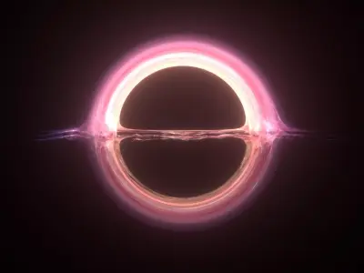 Black Hole 3D model