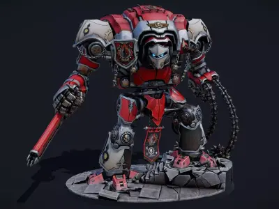 imperial-knight-Robot 3D print model