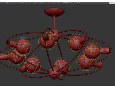  Arte Lamp GLASGOW Low-poly 3D model