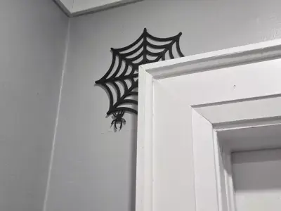 Spiderweb Door Corner 3D print model