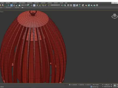 Carling Pendant Light Low-poly 3D model