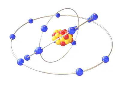 Chlorine Chemical Element v2 001 Low-poly 3D model