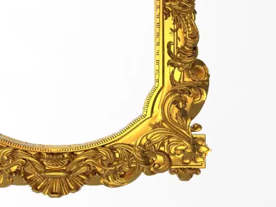 Carved Picture Frame 3D model