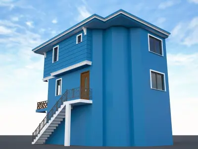 Ornate building 3d model 6 3D model