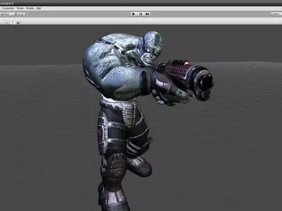 Sci-Fi ORC Low-poly 3D model