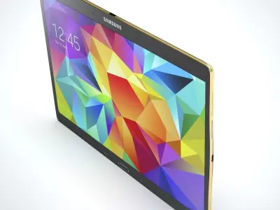 Samsung Galaxy Tab S 10 Titanium Bronze 3D model