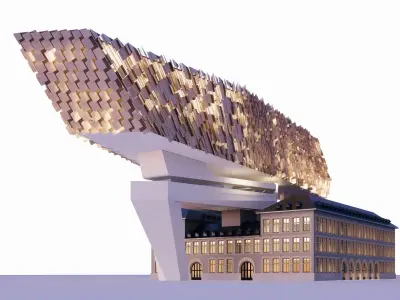 Transforming Zaha Hadid Design 3D model