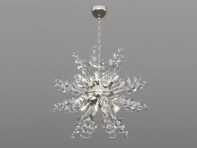 Solaire Murano chandelier 3D model