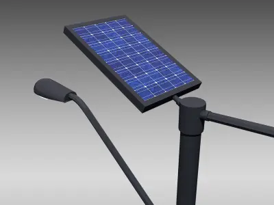 Street and Pedestrian Level Lighting 3D model