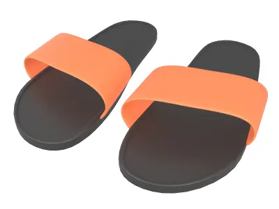 Flip Flops v5 011 Low-poly 3D model