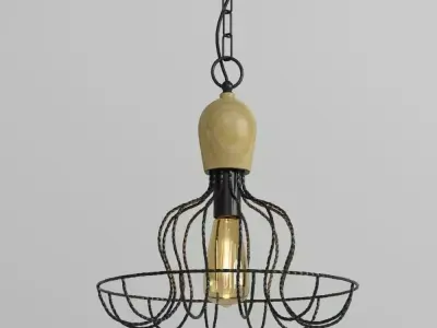 Hanging lamp LOFT HOUSE P-81 3D model