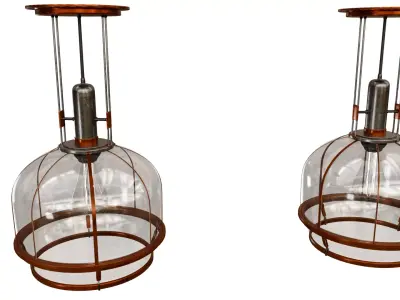INDUSTRIAL LAMP 3D model 2