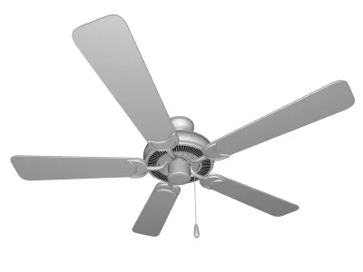 Godbey Blade Standard Ceiling Fan Pull Chain - 2 colour 3D model