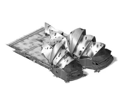 Future World - Sydney Opera House 02 3D model