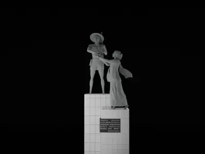Heroes Monument Tugu Tani 3D model