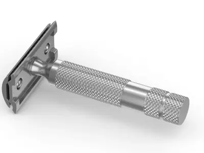 Classic Safety Razor 3D model