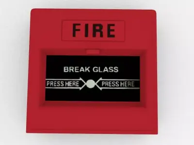 Emergency Alarm Button 3D model